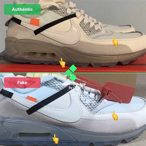 nike air max 90 off white virgil real vs fake|air max 90 black check.